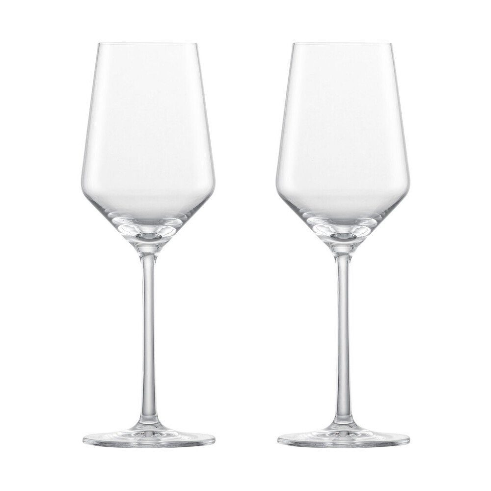 Zwiesel Glas Weißweinglas Riesling Weißweinglas 2er-Set Pure, 1-tlg., Tritan-Kristallglas, 300ml, Tritan-Kristallglas, spülmaschinenfest