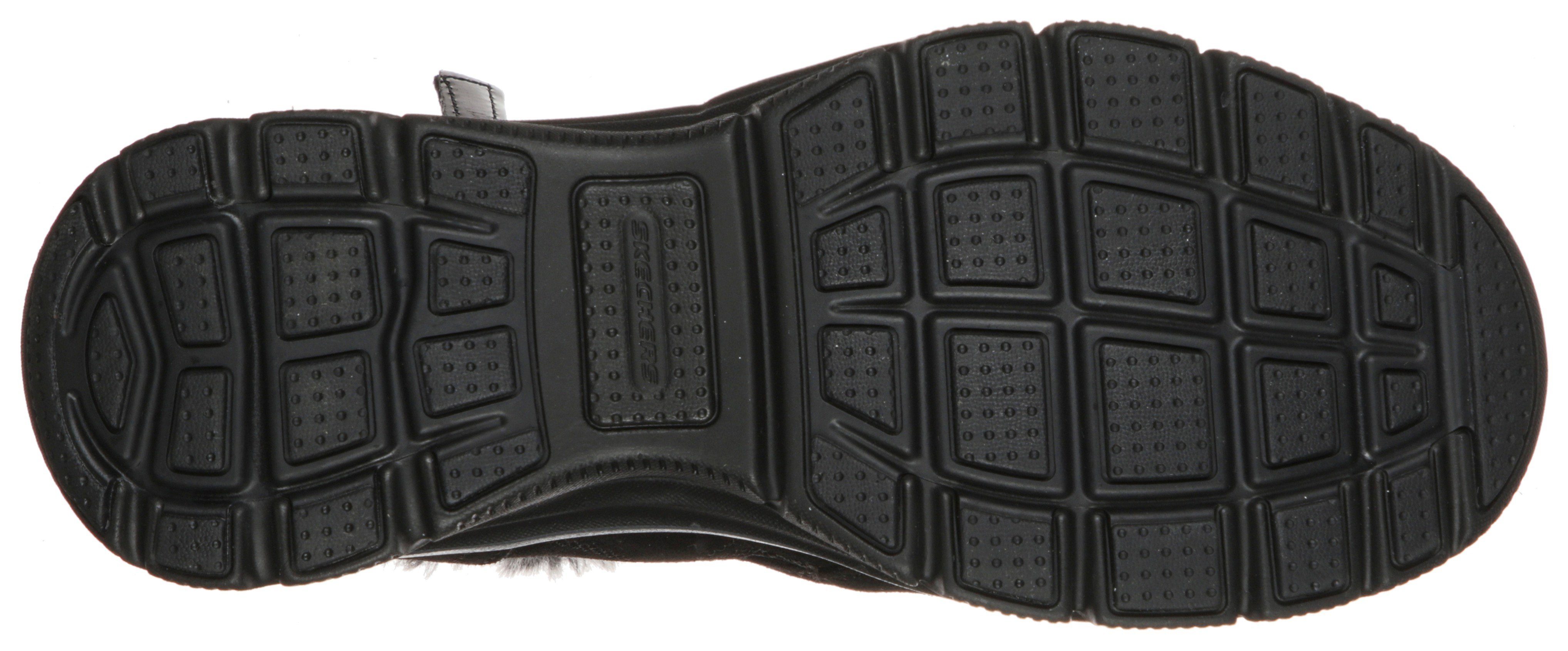 Skechers EASY GOING - HIGH ZIP Winterboots Winterschuh mit Fellimitatkragen