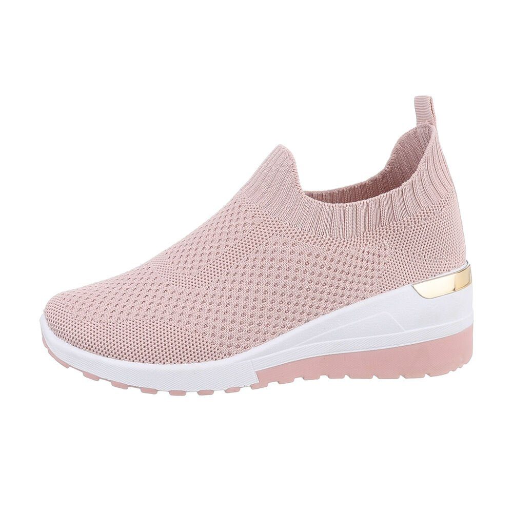 Ital-Design Damen Low-Top Freizeit Sneaker Keilabsatz/Wedge günstig online kaufen