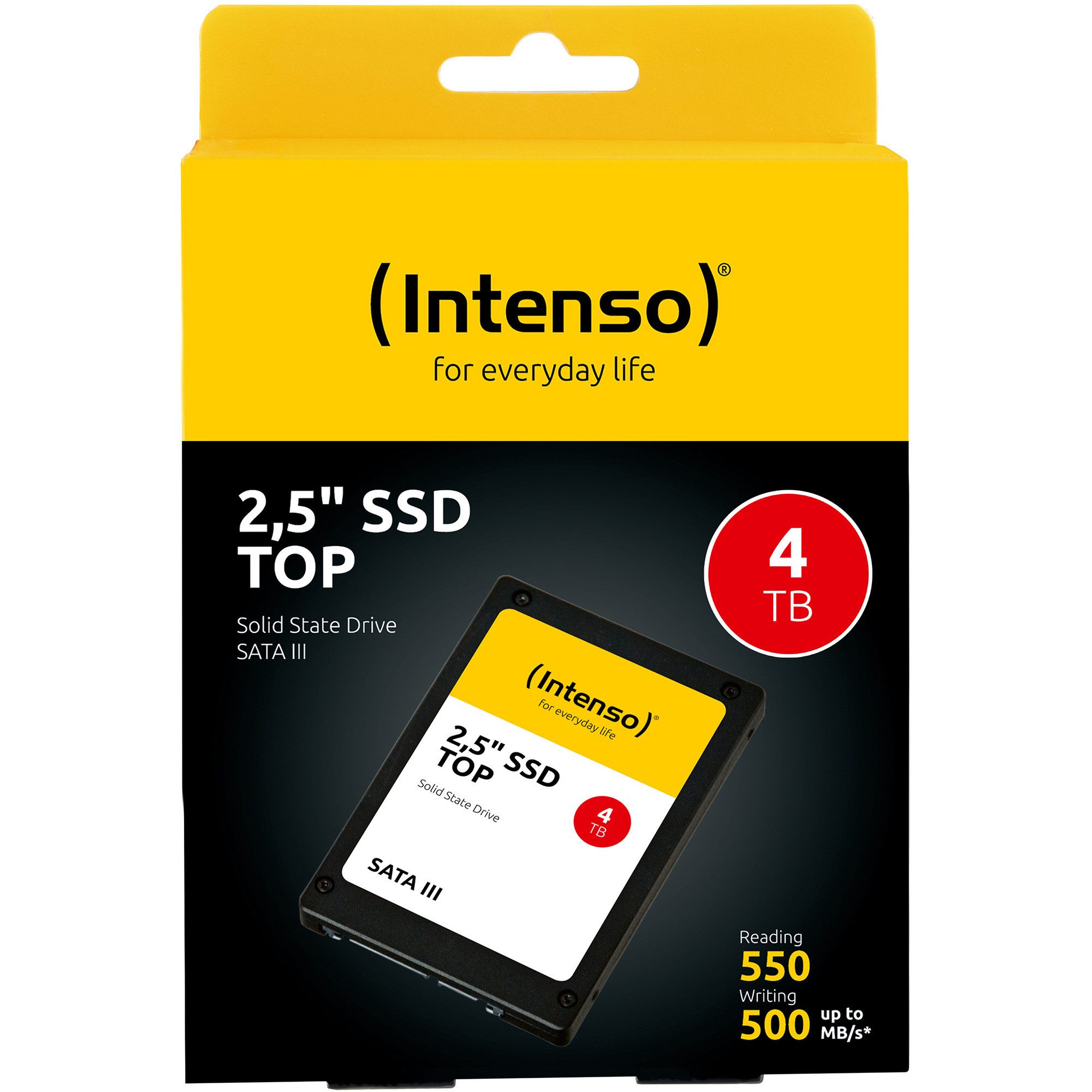 Intenso Intenso Top SSD 4 TB, (SATA 6 Gb/s, 2,5) interne HDD-Festplatte (4 TB) 2.5"