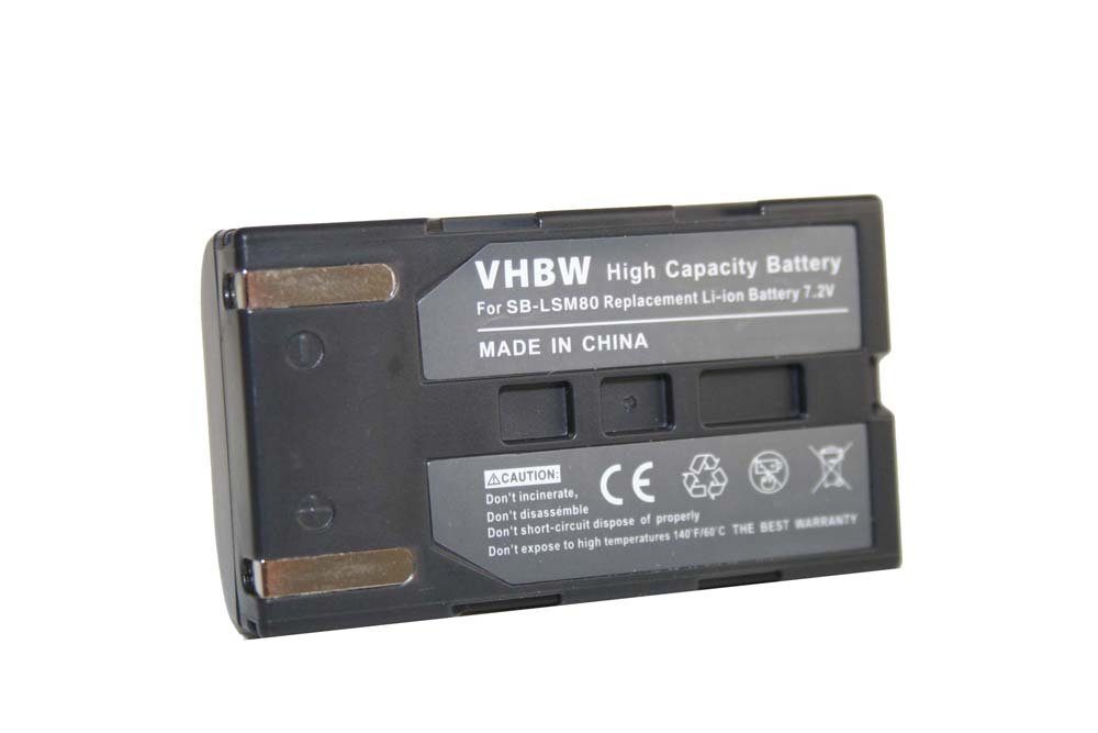 vhbw passend für Samsung VP-D364W, VP-D371, VP-D371W, VP-D451, VP-D453, Kamera-Akku 600 mAh