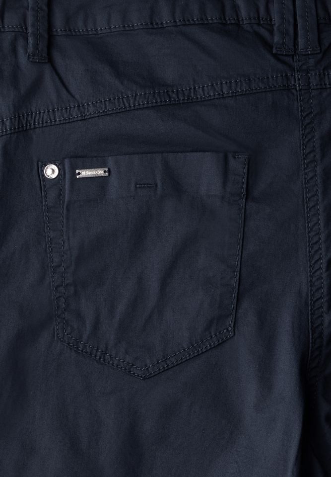 STREET ONE Shorts – Unifarbene Sommerhose günstig online kaufen