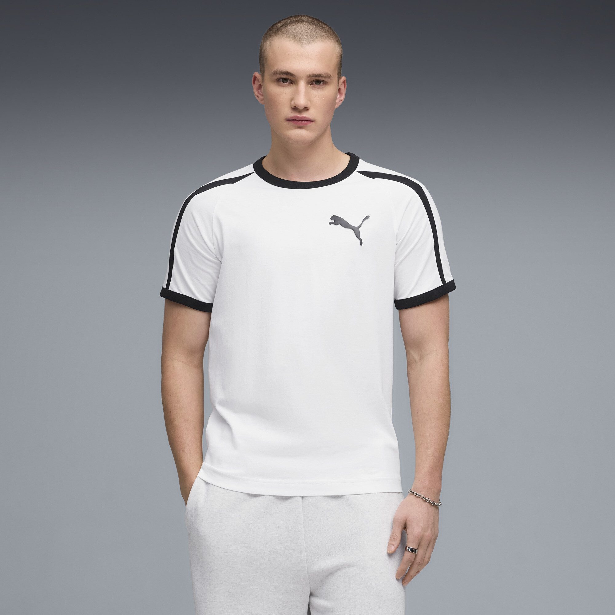 PUMA T-Shirt T7 Big Cat Ringer-T-Shirt Herren