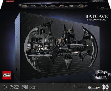 LEGO® Spielbausteine DC Batman™ 76252 Bathöhle – Schau­kas­ten, (3981 St)