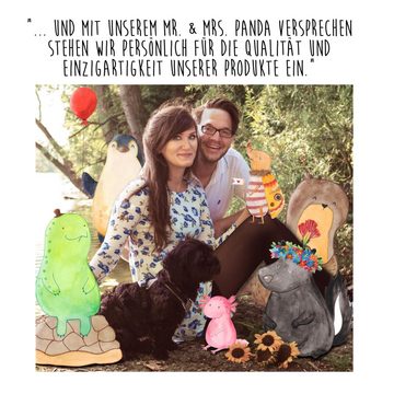 Mr. & Mrs. Panda Dekobecher Rabe Sombrero - Gelb Pastell - Geschenk, glücklich sein, Trinkbecher, (1 St), Liebevolles Design