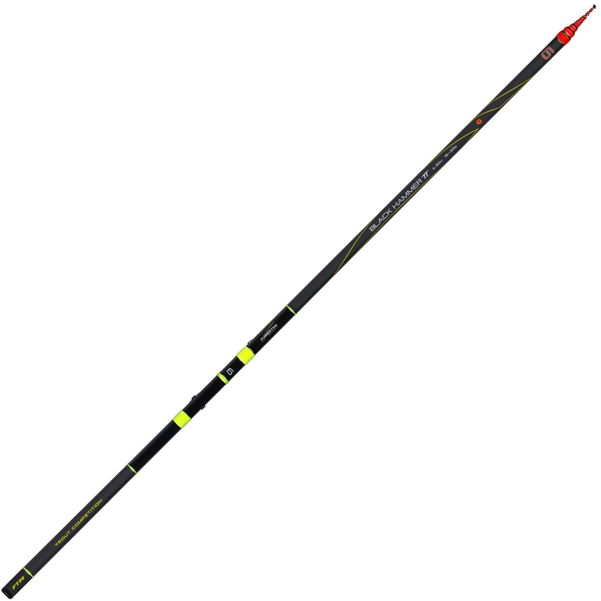 Tubertini Forellenrute Tubertini Black Hammer II - 6 4,30m 15-30gr.