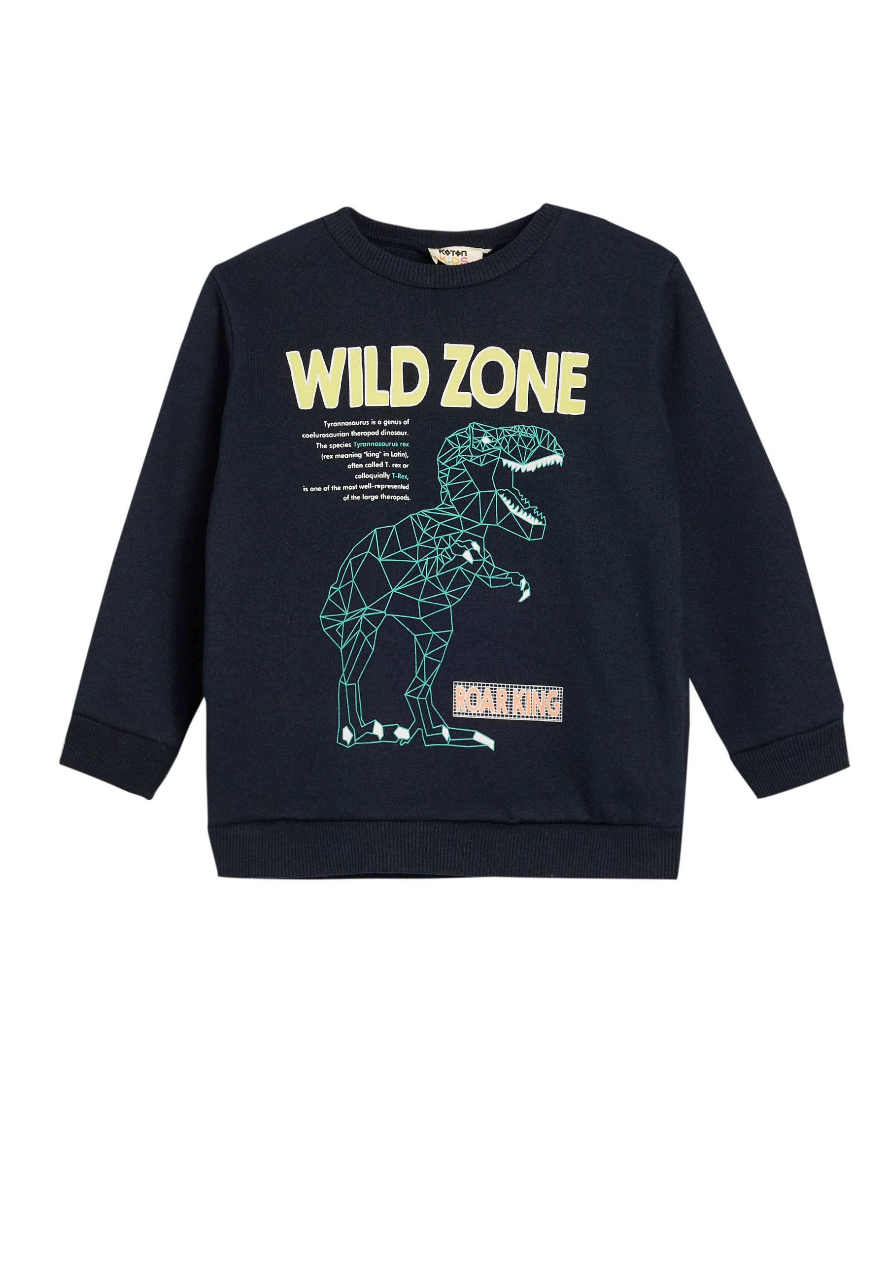 Koton Sweatshirt Rundhalsausschnitt Mit Aufdruck
