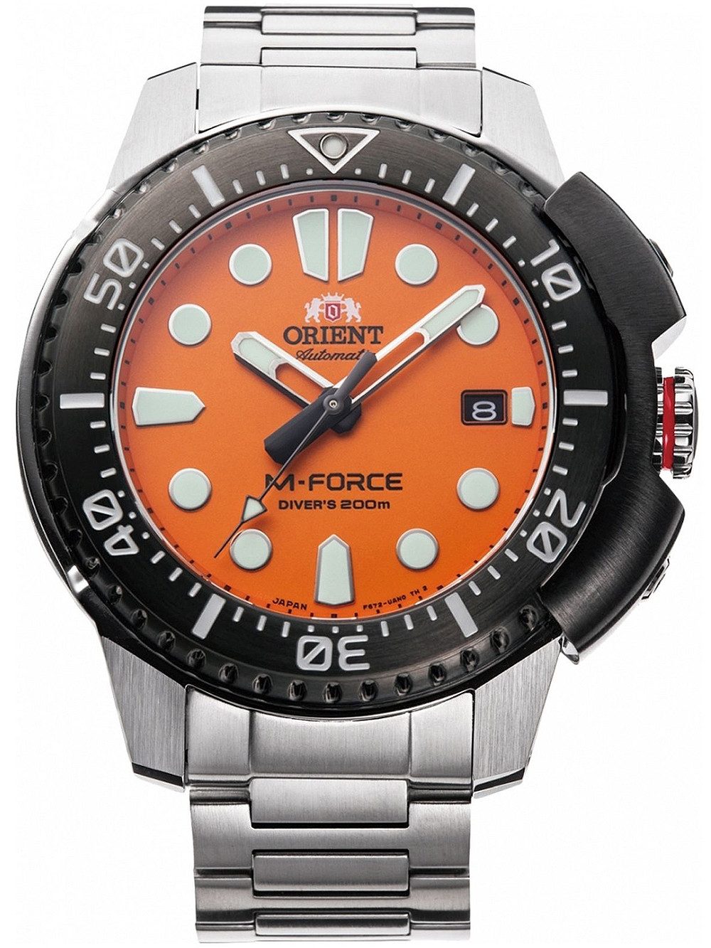 Automatikuhr Orient RA-AC0L08Y00B M-Force Automatik Herrenuhr 45mm 20ATM Orient RA-AC0L08Y00B M-Force Automatik Herrenuhr 45mm 20ATM