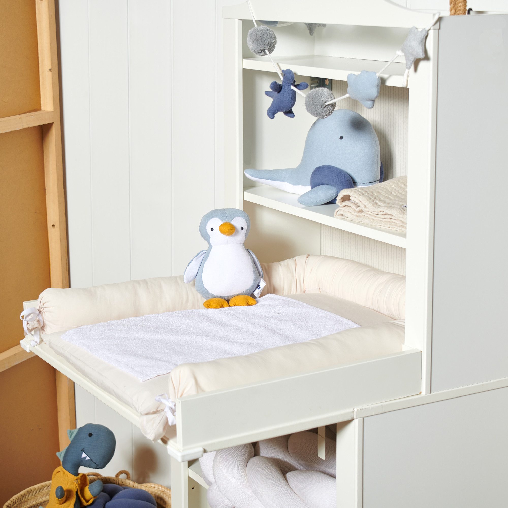 Nordic Coast Company Nestchenschlange Bettschlange Bettrolle für Babybett u günstig online kaufen