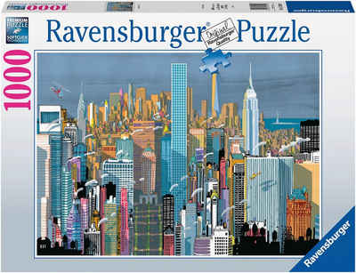 Ravensburger Puzzle I am New York, 1000 Puzzleteile, Made in Germany, FSC® - schützt Wald - weltweit