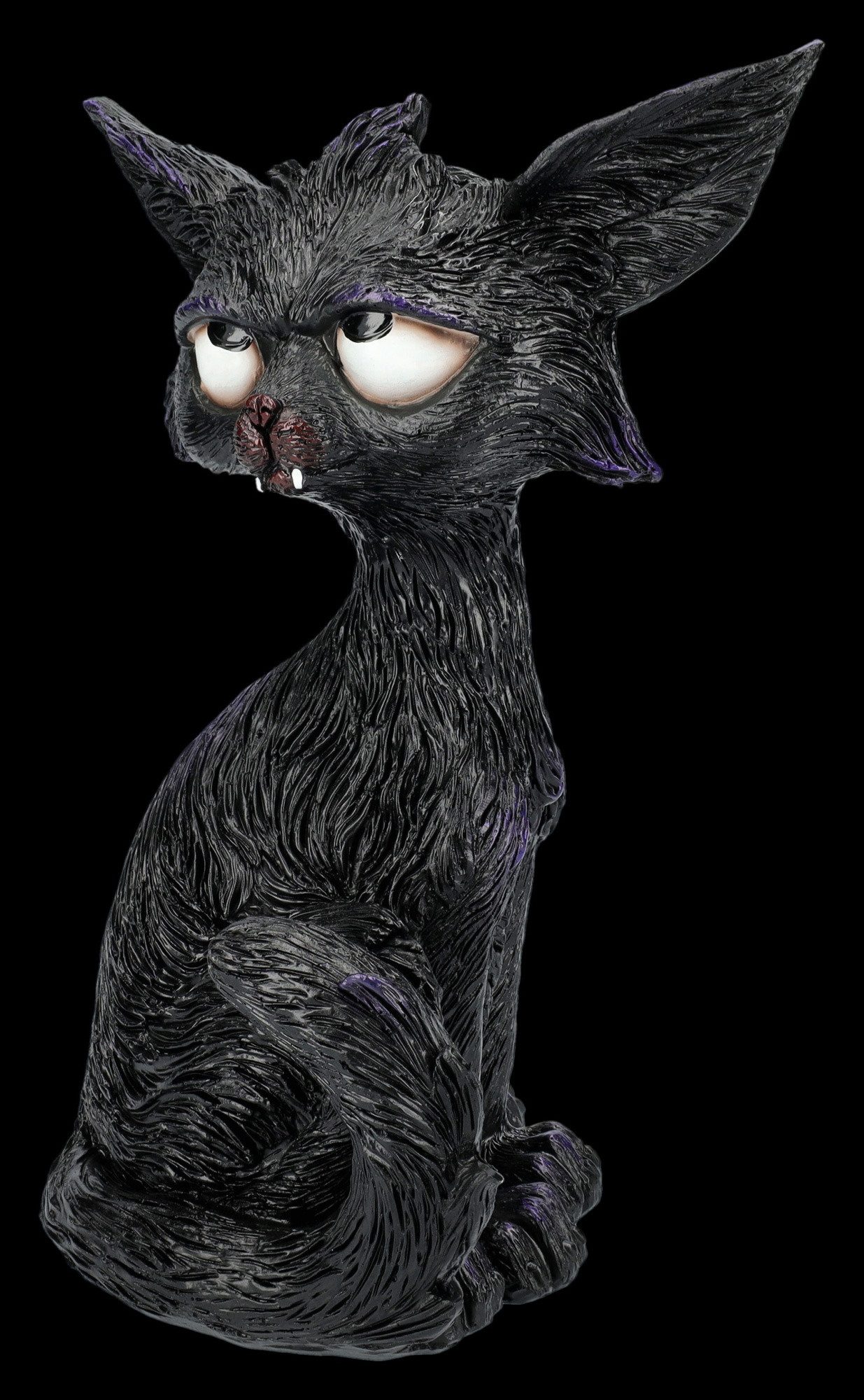 Figuren Shop GmbH Tierfigur Katzen Figur - Kit will Futter - Tierfigur Katzenfigur Dekofigur Deko