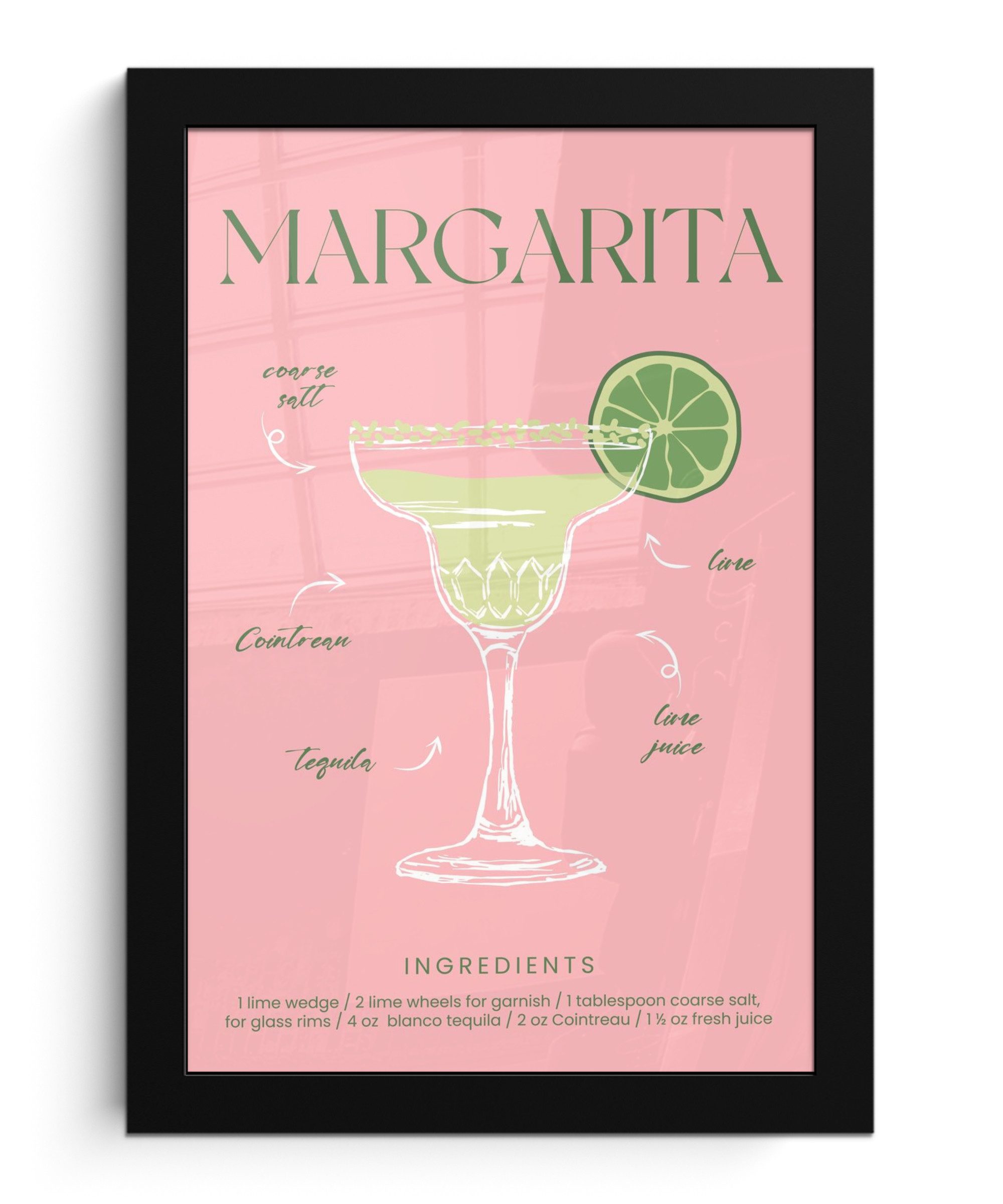 MuchoWow Poster Cocktail - Margarita - günstig online kaufen