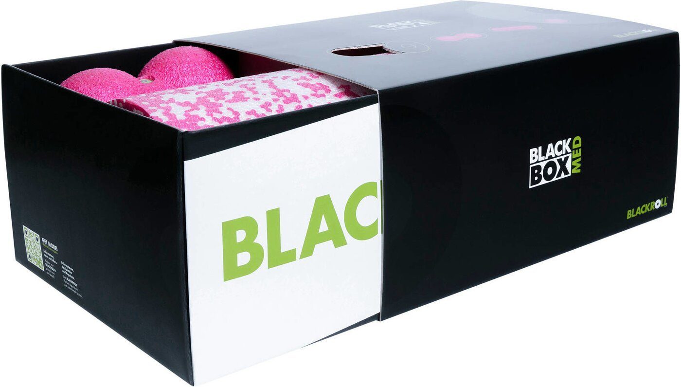 Blackroll Massagerolle BLACKROLL(R) incl. BMPK, MEDPKC, BLACKBOX - pink BBPK08C, MED - PINK