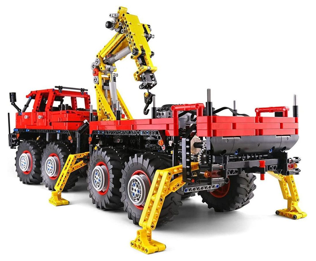 Mould King 13146 Ariculated Logging Truck Konstruktions-Spielset, (2906 St)