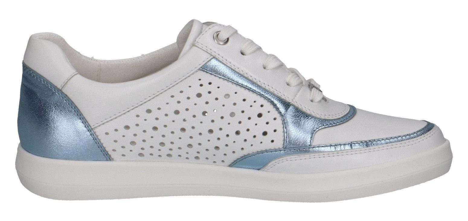 Caprice Plateausneaker, Freizeitschuh, Halbschuh, Schnürschuh mit Perforation