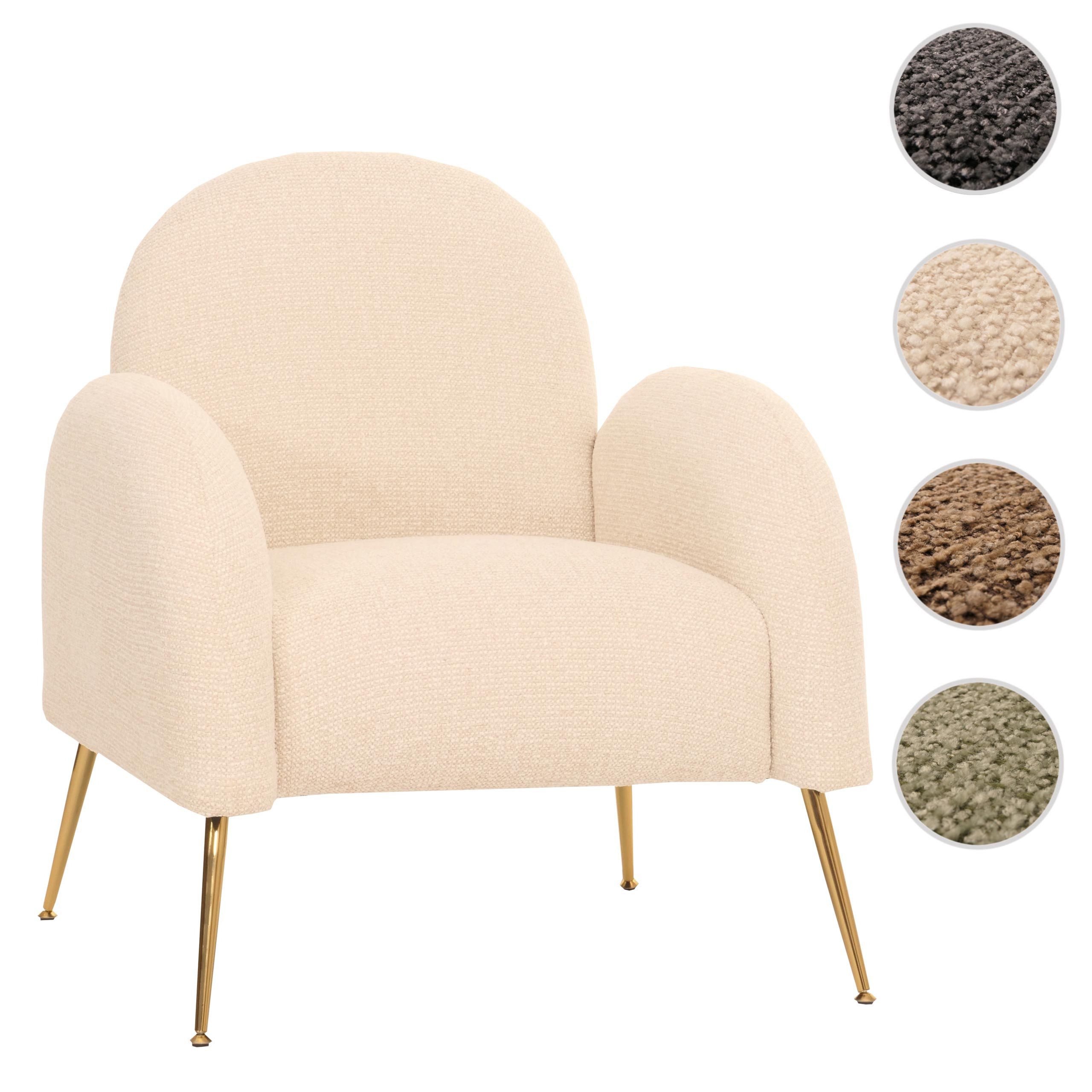MCW Loungesessel MCW-N69, Abgerundetes Design, Goldene günstig online kaufen