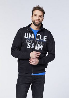 Uncle Sam Sweatjacke im Label-Design