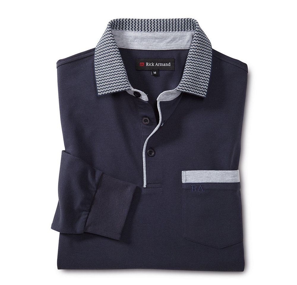 Rick Armand Langarm-Poloshirt