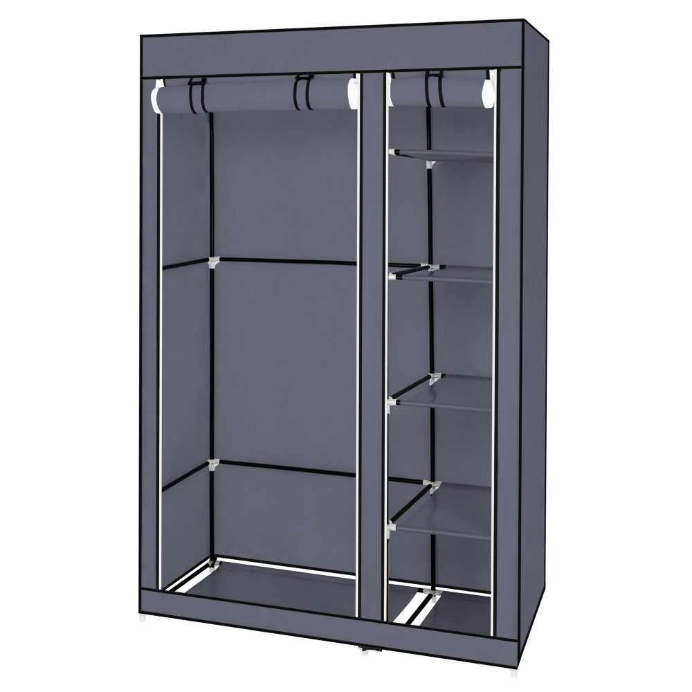 HT Kleiderschrank mit Vliesstoff und Aufhängestange, günstig online kaufen