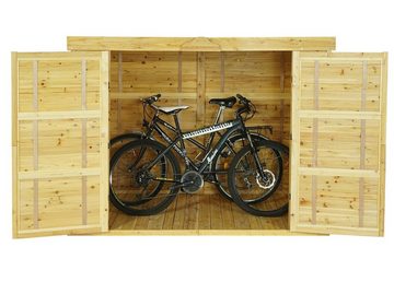 MCW Fahrradbox MCW-H63b (1 St), Abschließbar, Inkl. Dachfolie, Inkl. Schlüssel