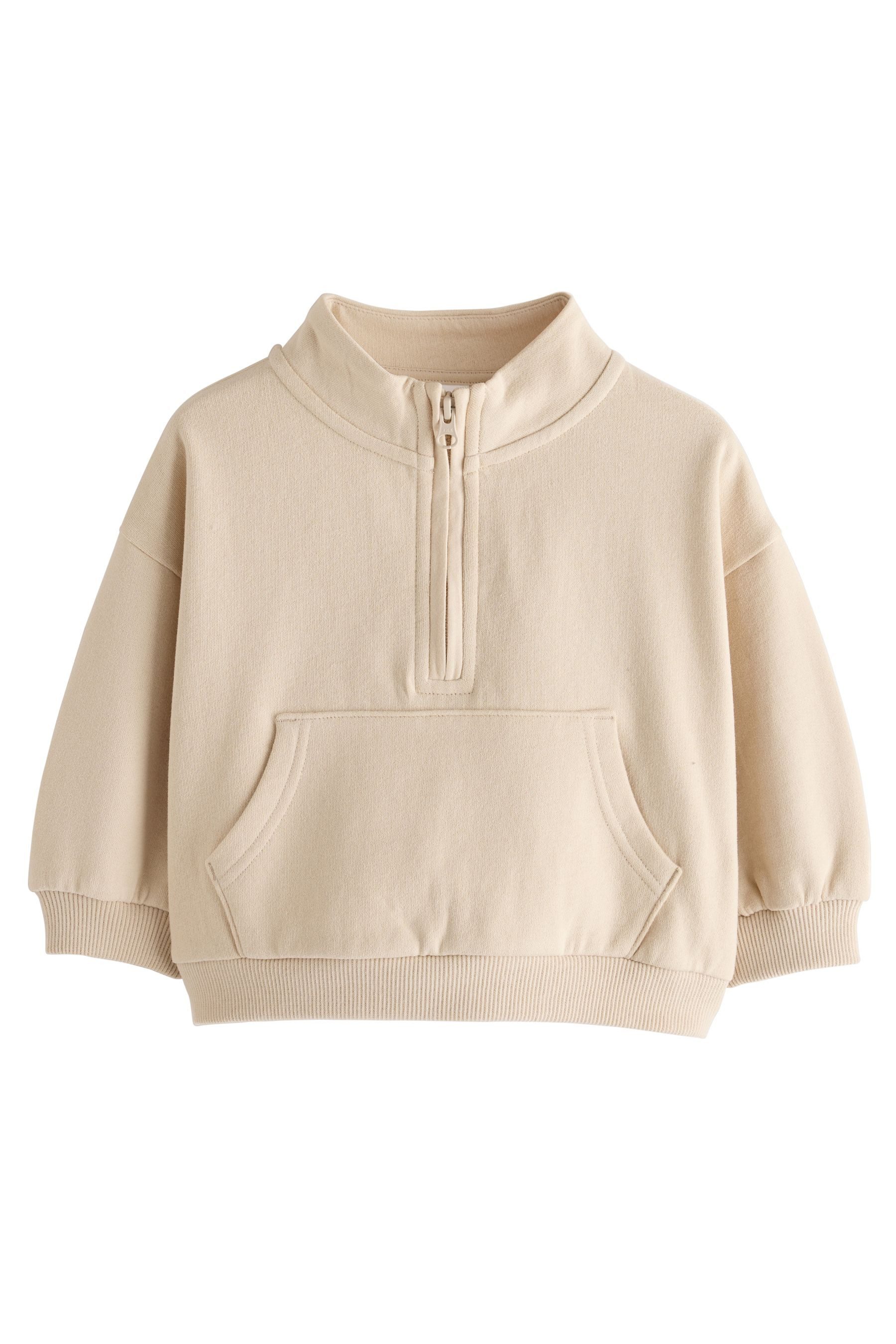 Next Sweatshirt Sweatshirt mit halblangem Reißverschluss (1-tlg)