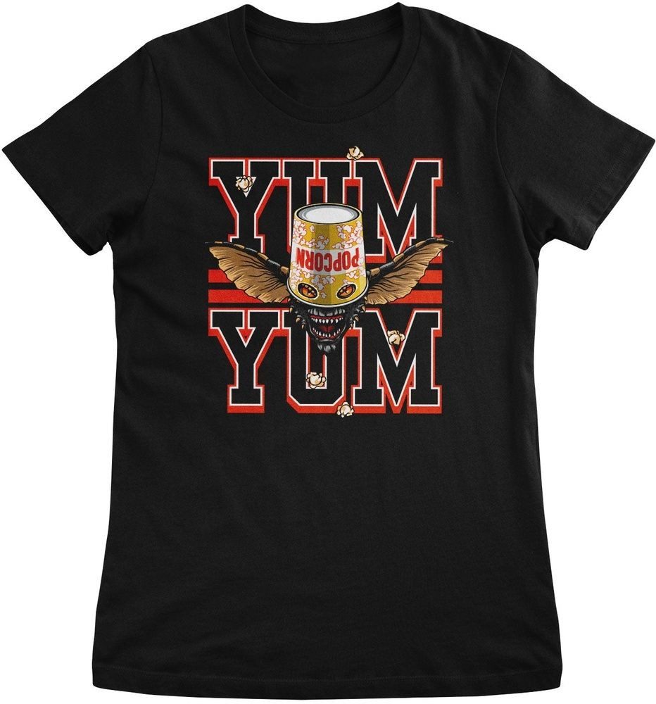 Gremlins T-Shirt Yum Yum Popcorn Girly Tee