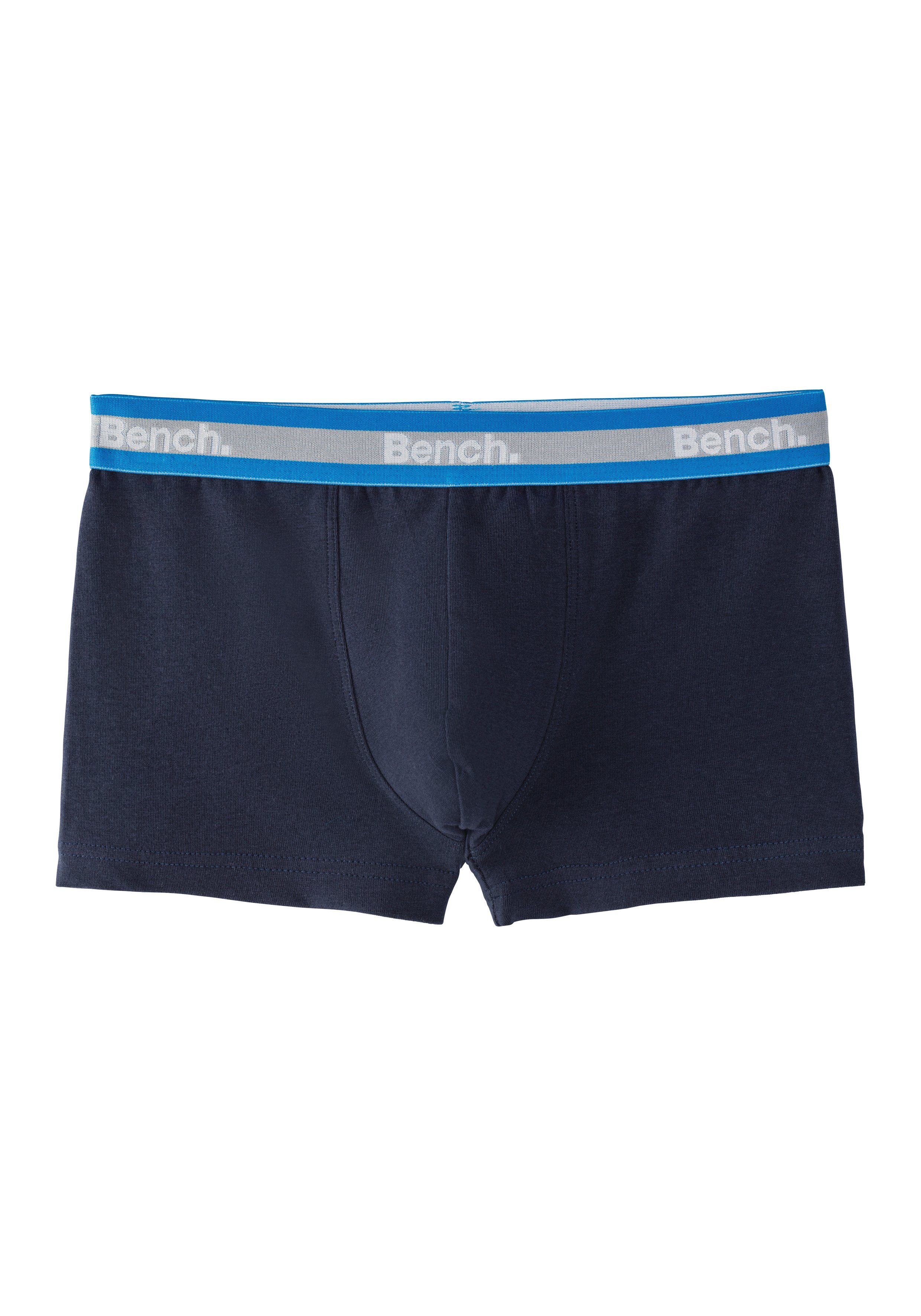 Bench. Boxer Boxershorts für Jungen (Packung, 3-St) unifarben mit neon Bündchen
