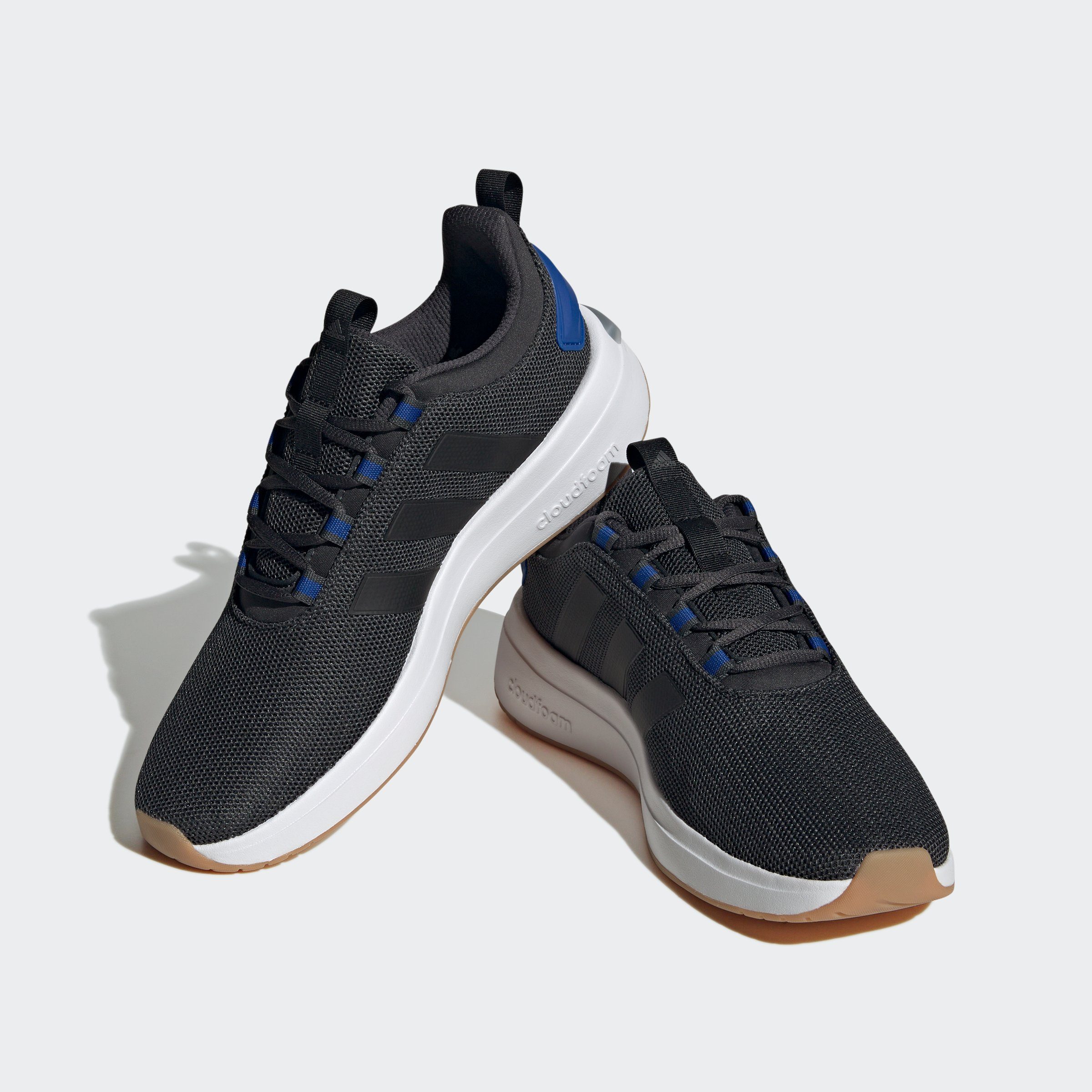 / adidas RACER Black / Sneaker Carbon Blue Core TR23 Sportswear Royal