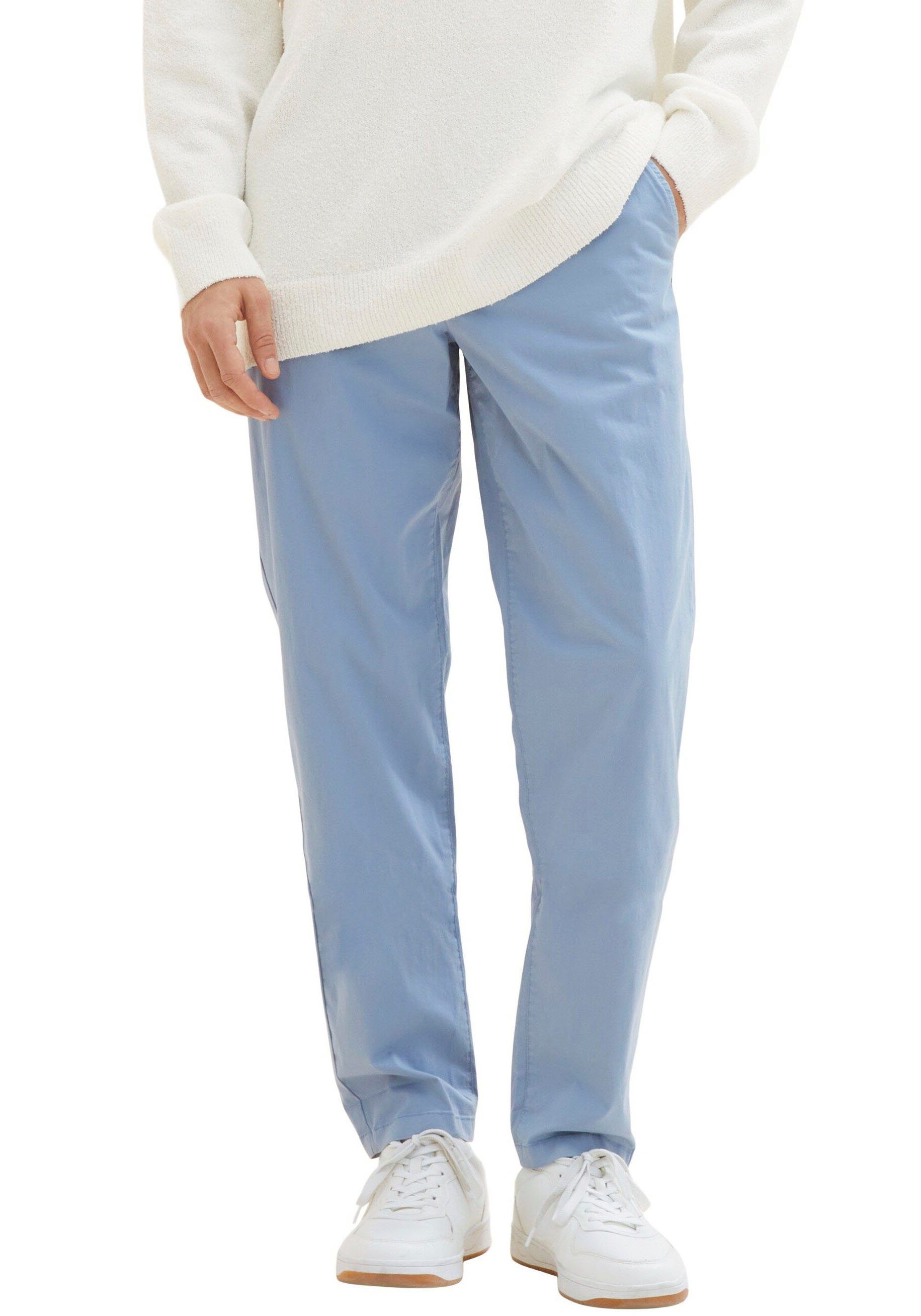 TOM TAILOR greyish Relaxed Tapered Chinohose