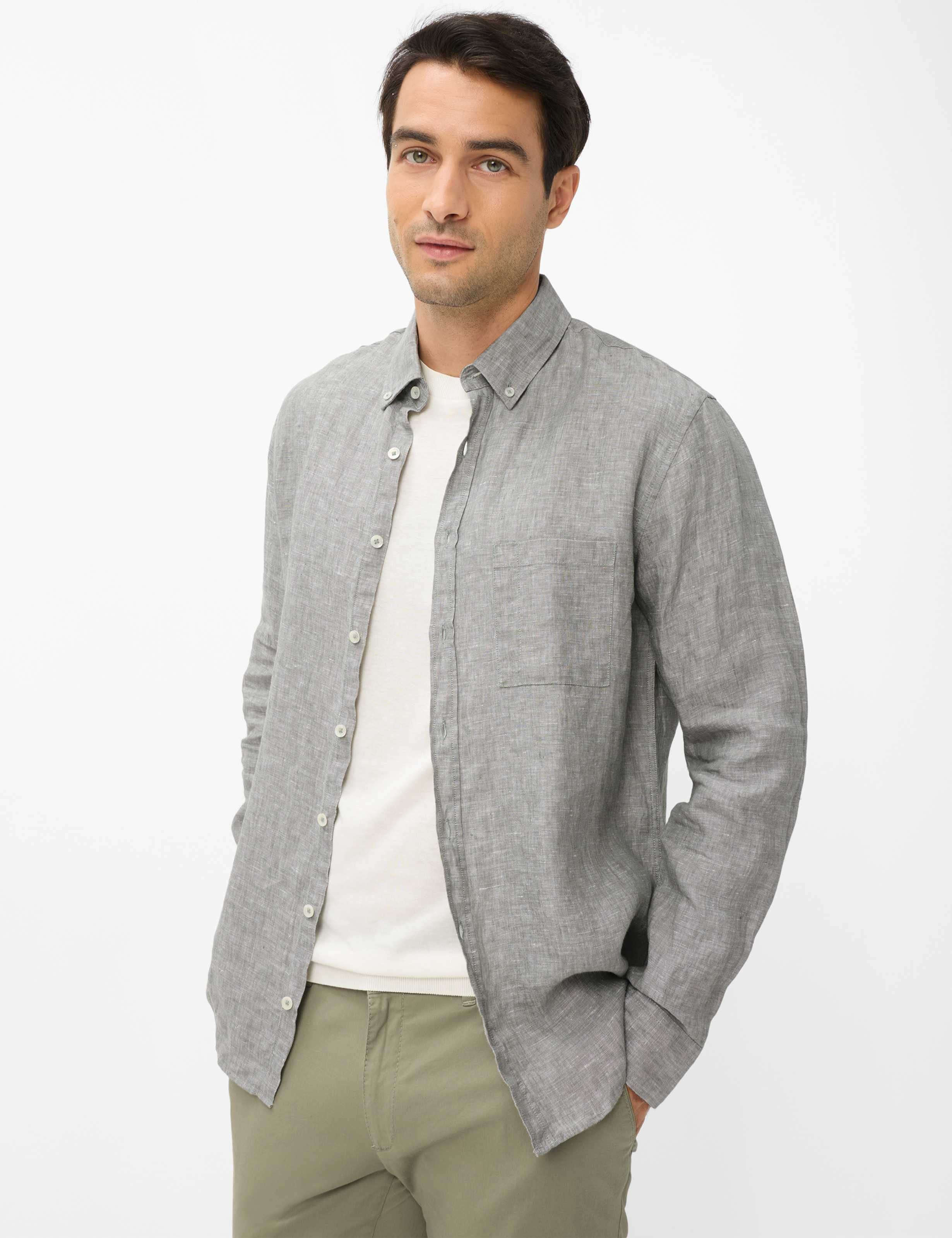 Brax Leinenhemd Style DANIEL