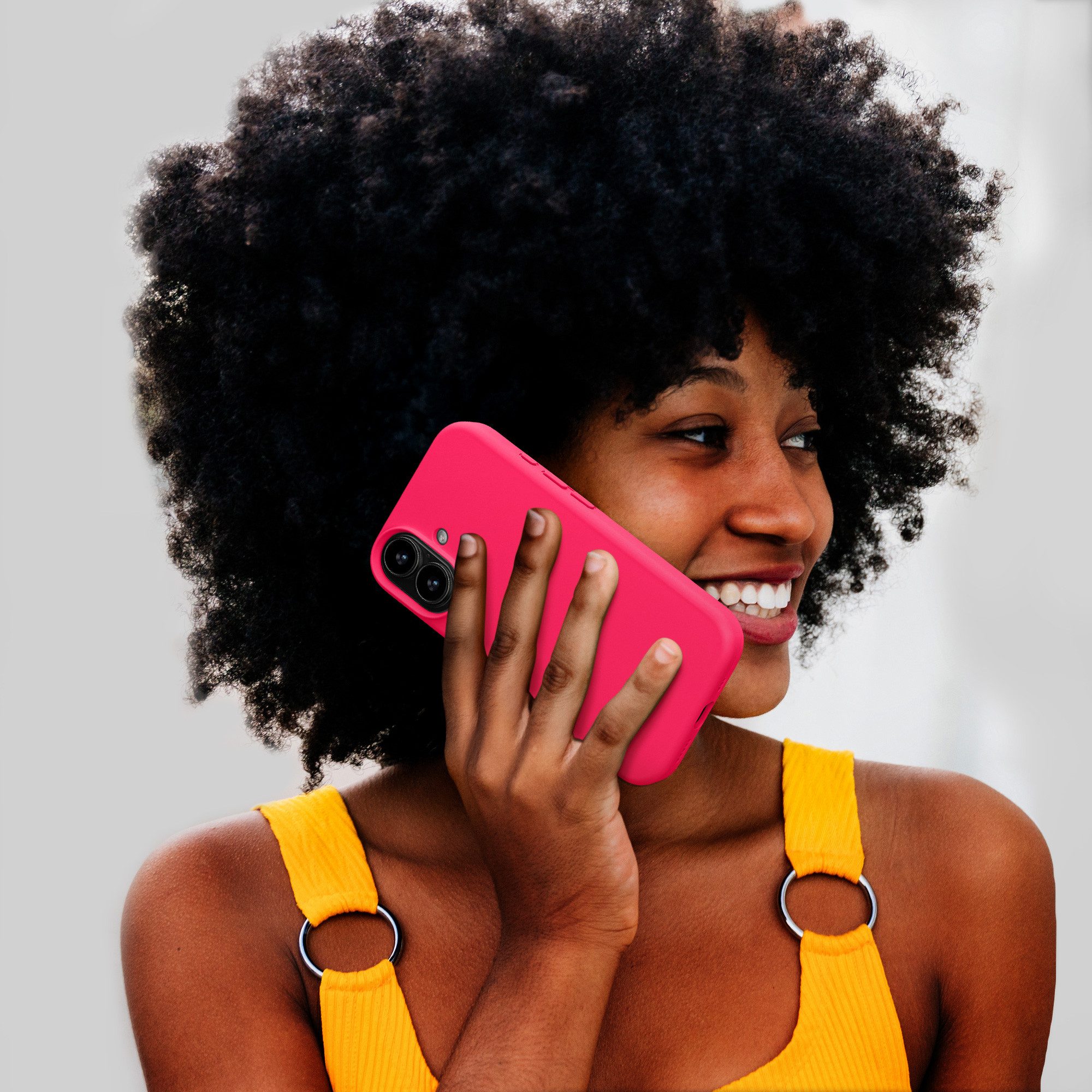 kwmobile Smartphone-Hülle Hülle für Apple iPhone 17, Hülle Silikon gummiert - Handyhülle - Handy Case Cover – Bild 5 von 5