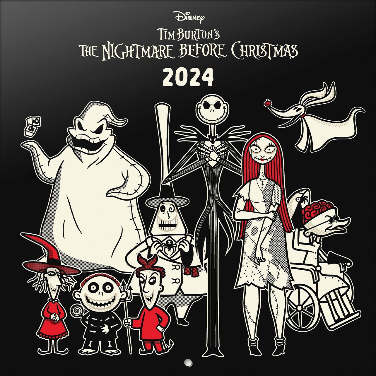 Grupo Erik Wandkalender The Nightmare Before Christmas Kalender 2024
