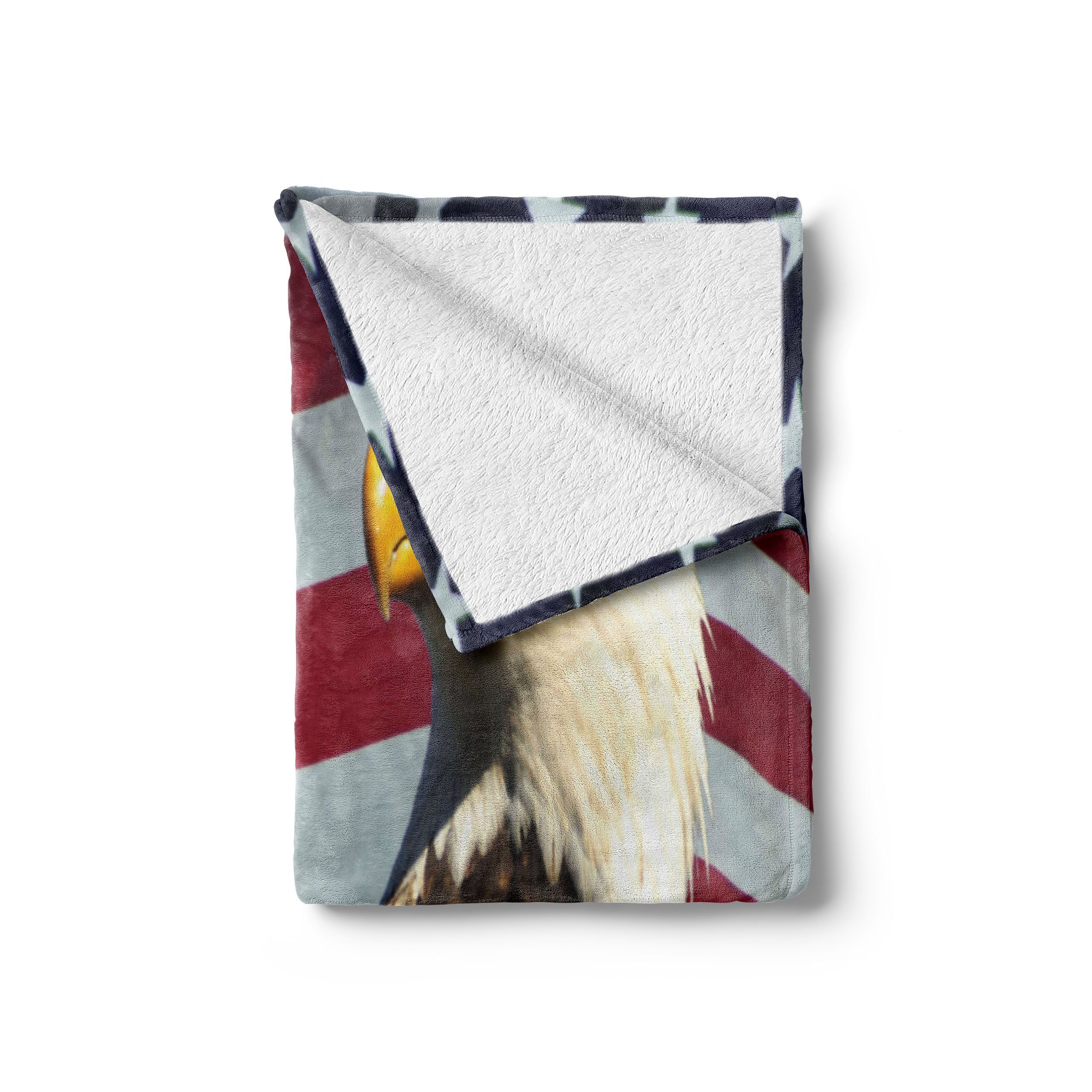 Wohndecke Gemütlicher Plüsch für den US-Flagge Adler Land Abakuhaus, Innen- und Außenbereich