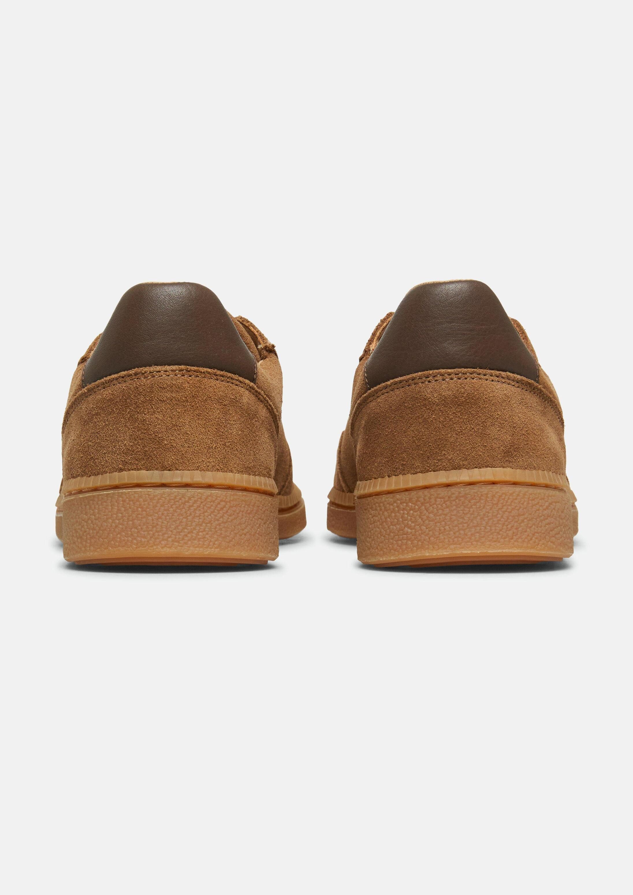 comma Sneakers Sneaker Veloursleder-Sneaker mit Natursohle – Bild 2 von 3