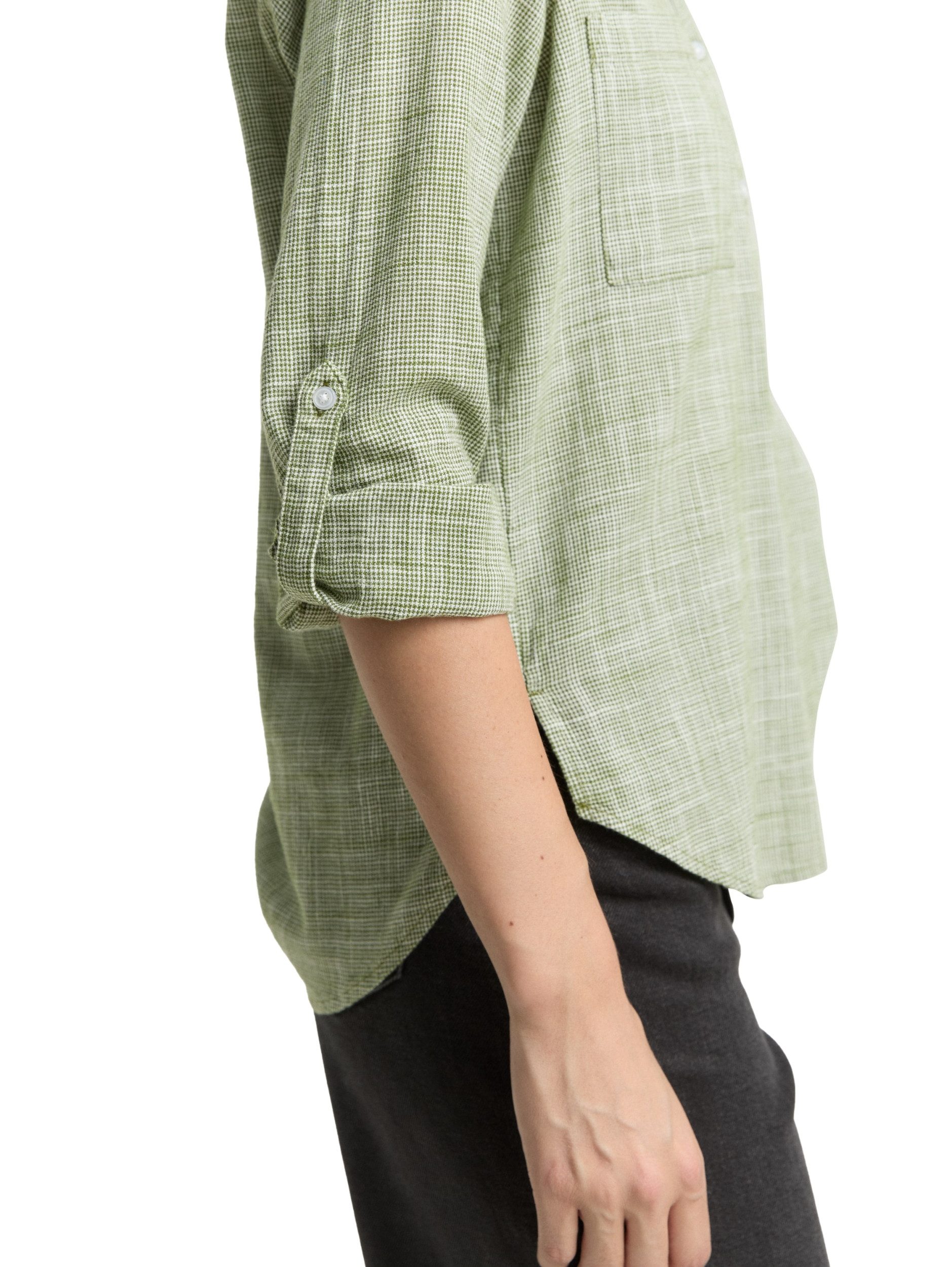 TOM TAILOR Blusenshirt blouse with slub structure