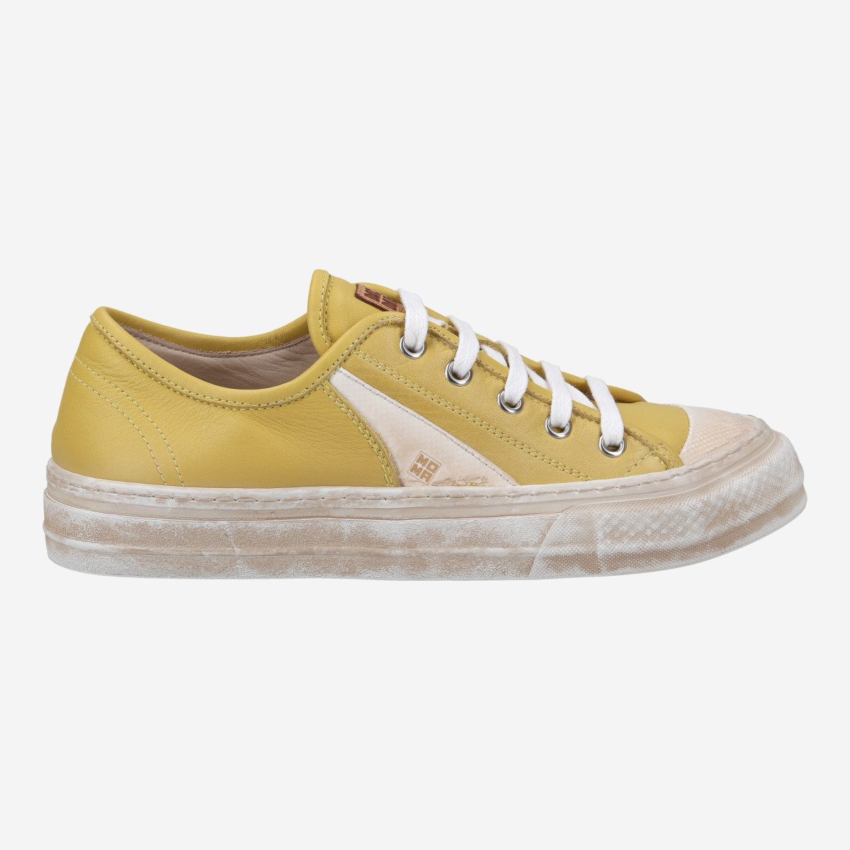 Moma 29401A-GP BEC, Sneaker, Gelb / Weiß, Damen Sneaker