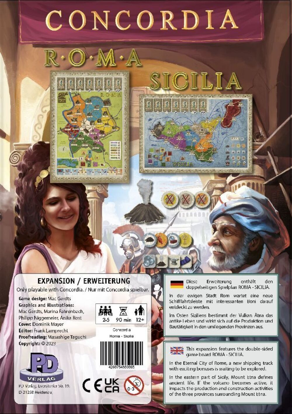 PD-Verlag Spiel, Concordia Roma / Sicilia - Erweiterung