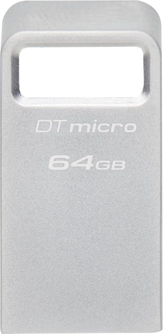Kingston DATATRAVELER® MICRO 64GB USB-Stick (USB 3.2, Lesegeschwindigkeit 200 MB/s)
