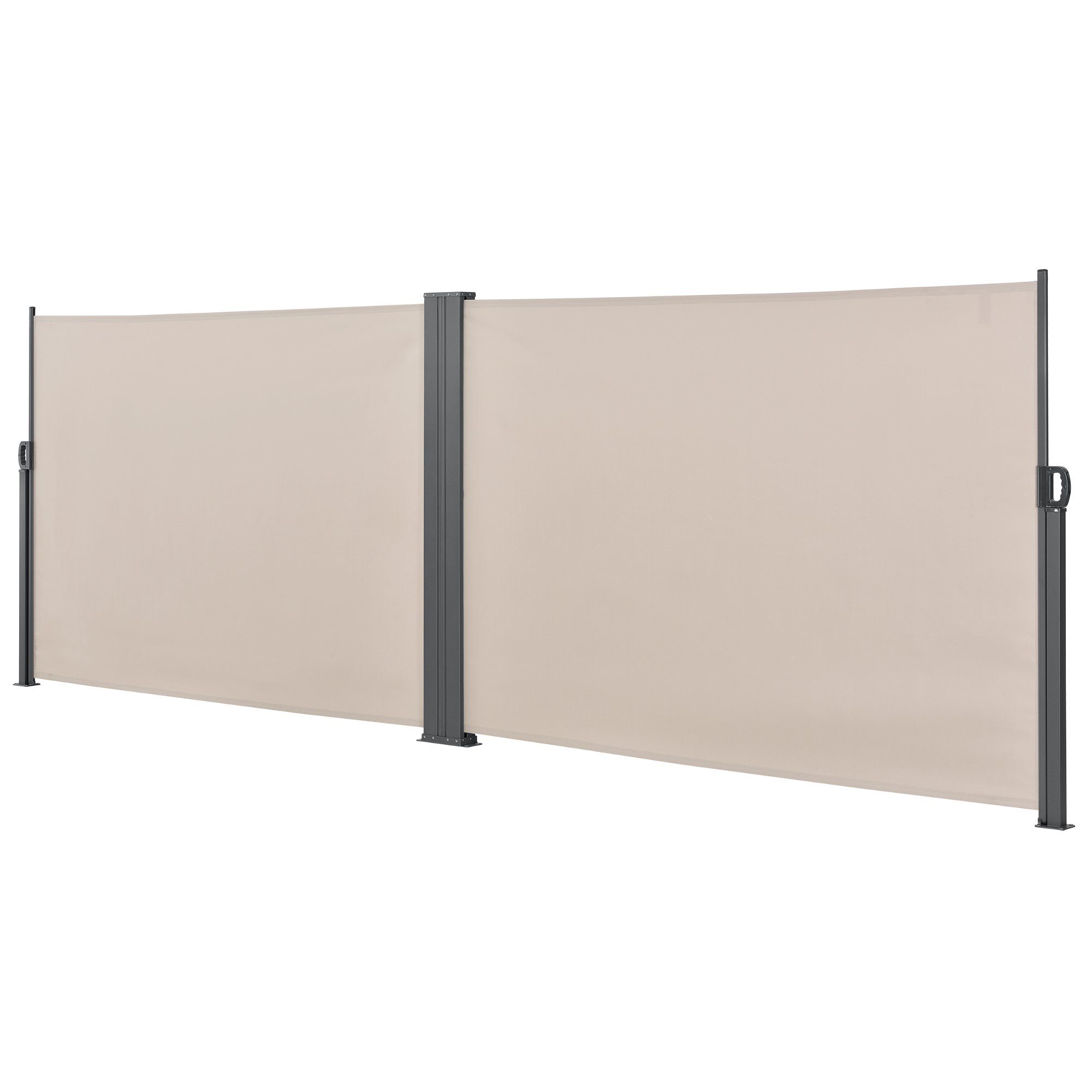 pro.tec Seitenarmmarkise »Alcazaba« Doppelmarkise 160x600 cm beige