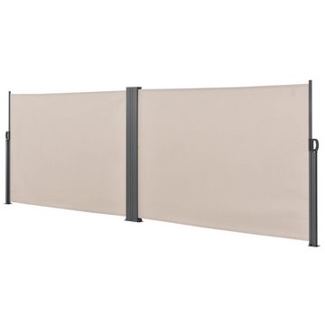 pro.tec Seitenarmmarkise Alcazaba Doppelmarkise 160x600 cm beige