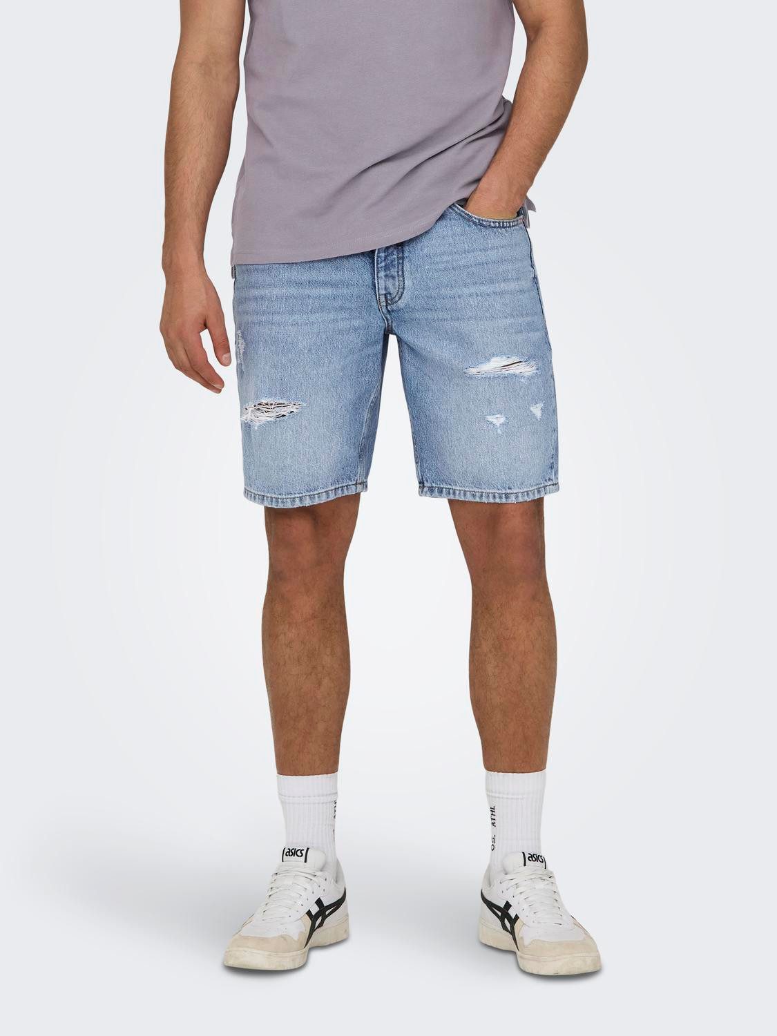ONLY & SONS Jeansshorts Denim Midi günstig online kaufen