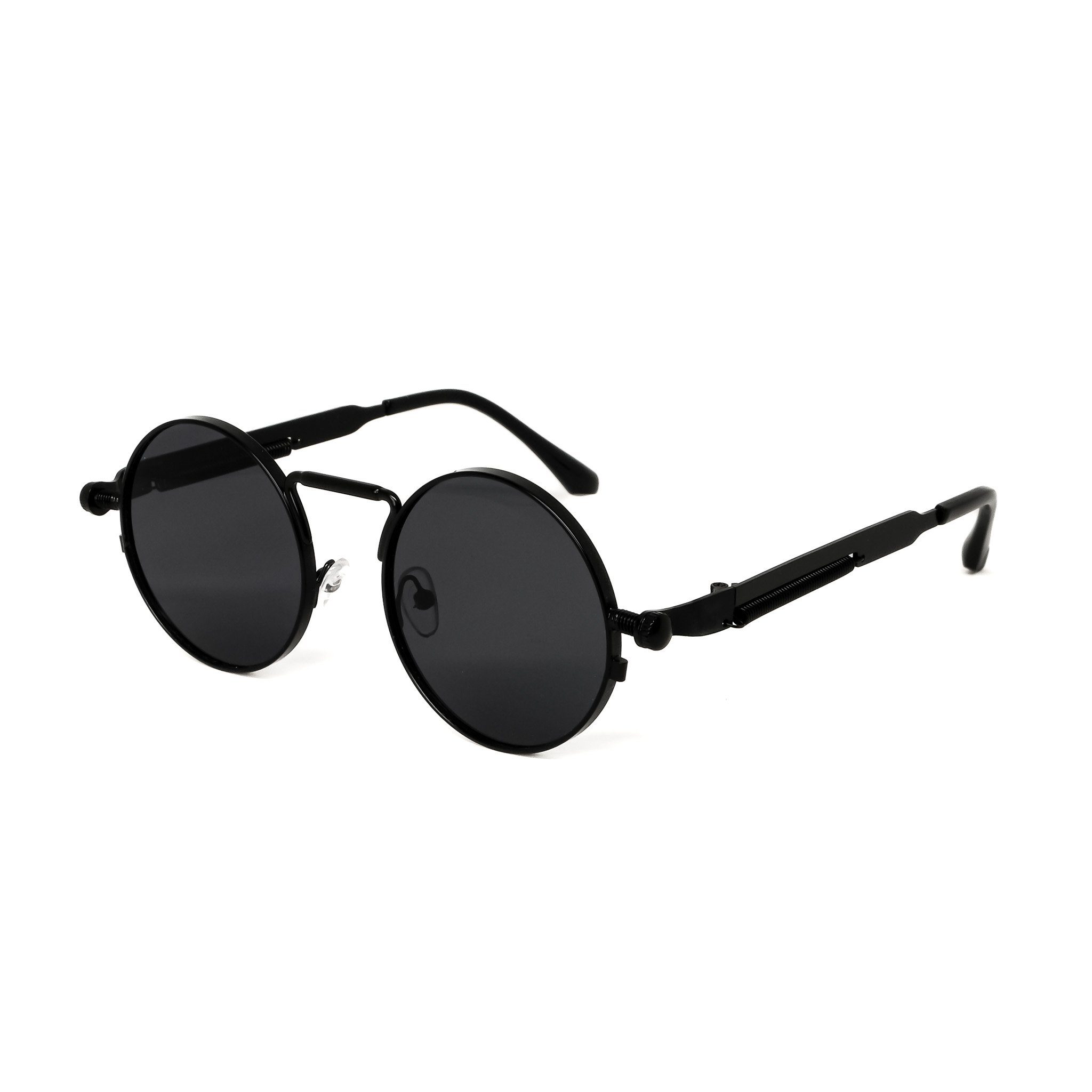 salazar.plus Sonnenbrille Rund Cyberpunk Unisex 4 Farben Damen Herren Brille Retro Runde Cyberpunk Sonnenbrille UV400 Cat.3 – leicht, unisex, 4 Farben