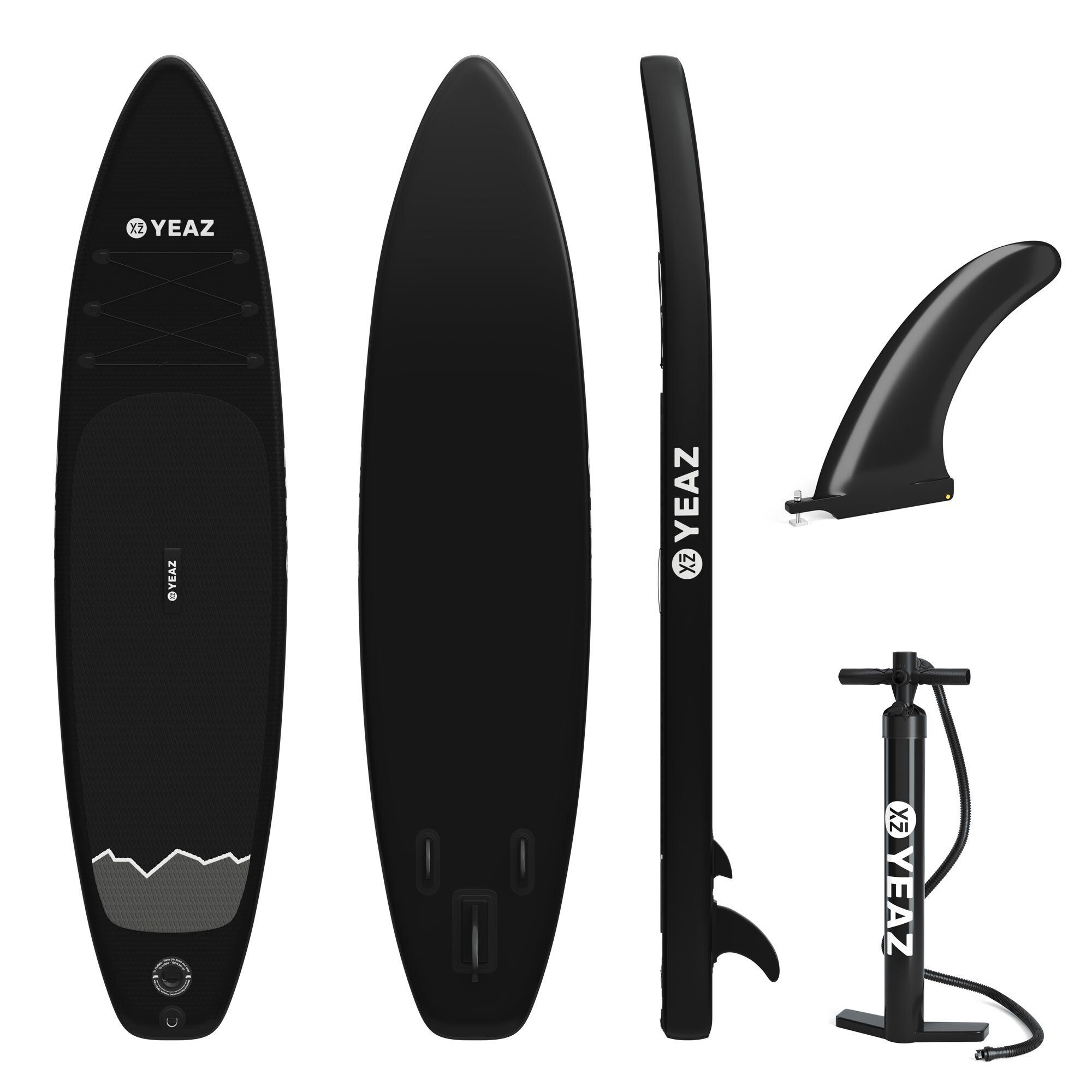 YEAZ Inflatable SUP-Board NELIO - EXOTRACE - sup board, Inflatable SUP Board, (Set), inkl. Zubehör wie Finne und Handpumpe