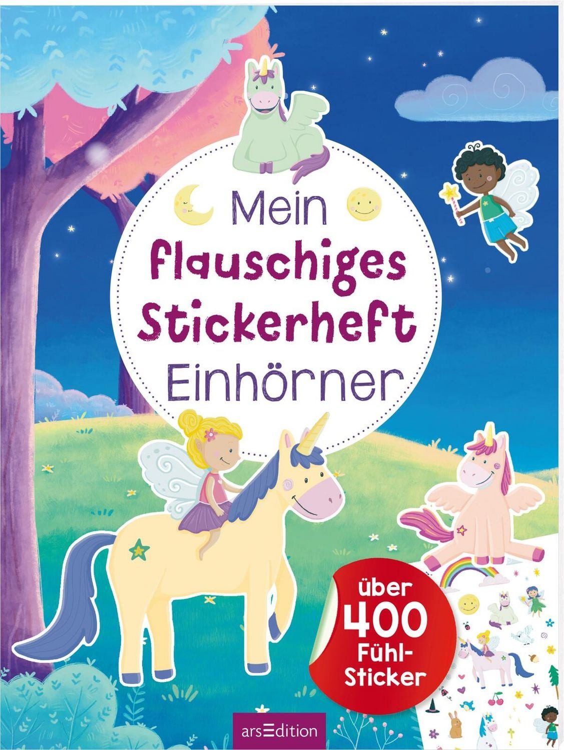Mein flauschiges Stickerheft – Einhörner / diverse