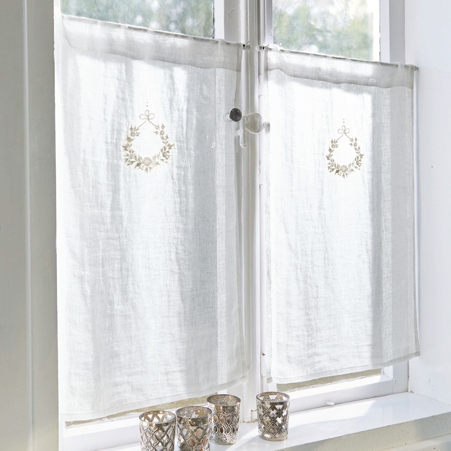 Mirabeau Scheibengardine Scheibengardine Bréteny creme günstig online kaufen