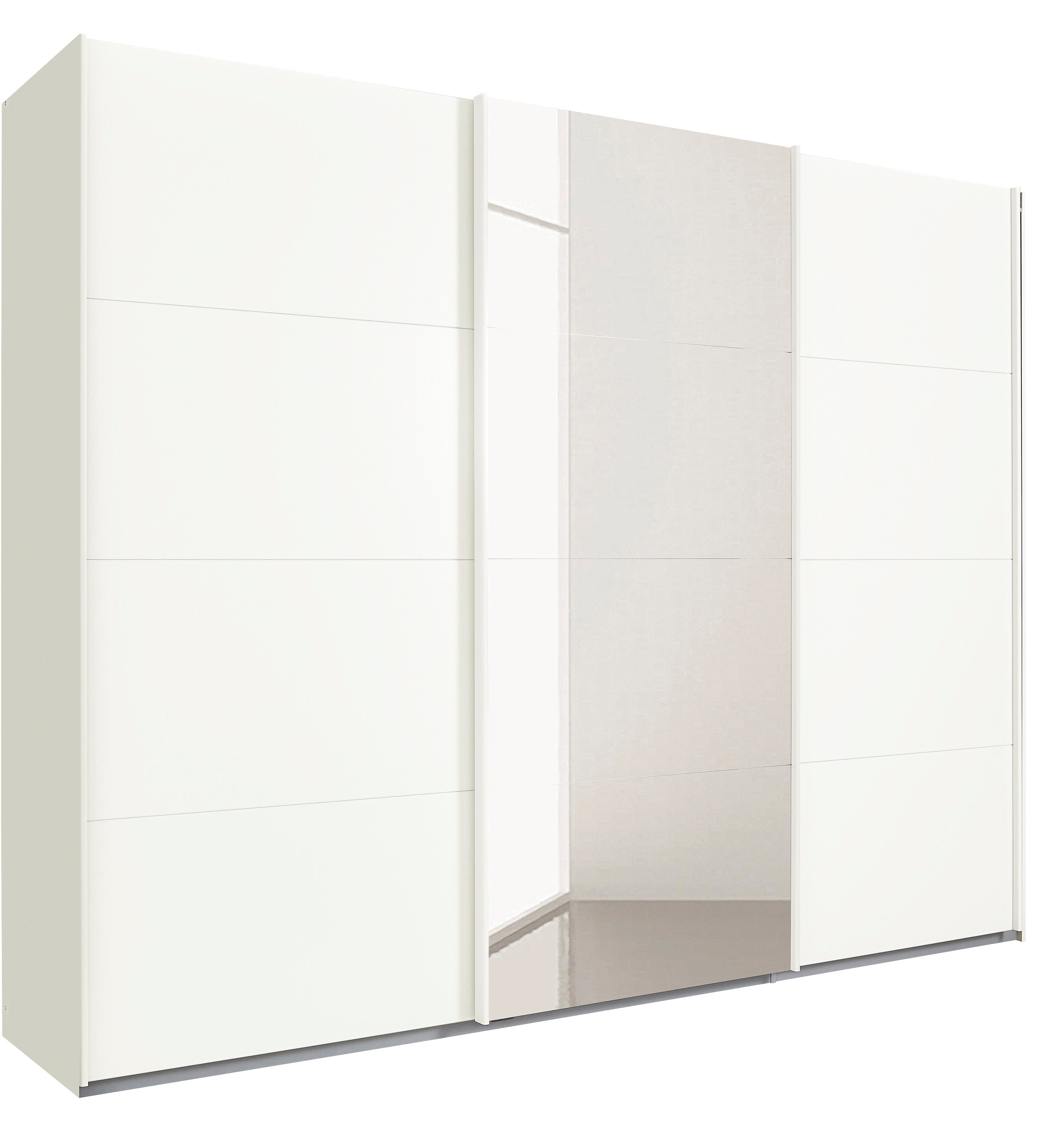 rauch Schwebetürenschrank Kleiderschrank Schrank Garderobe Schlafzimmerschrank TUBONA inkl. Schubkasteneinsatz und zusätzlichen Einlegeböden MADE IN GERMANY