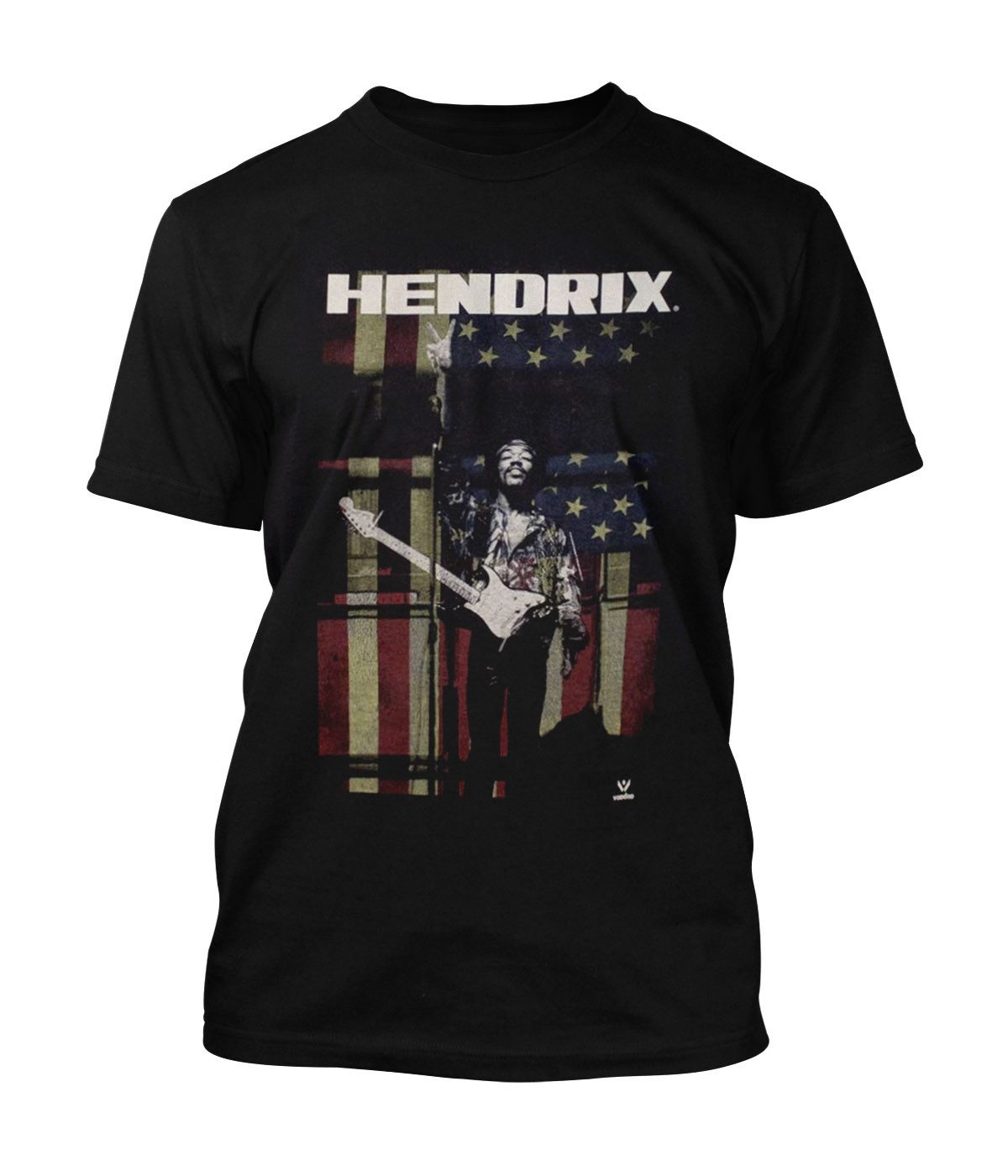 Jimi Hendrix T-Shirt Peace Flag Peace Flag