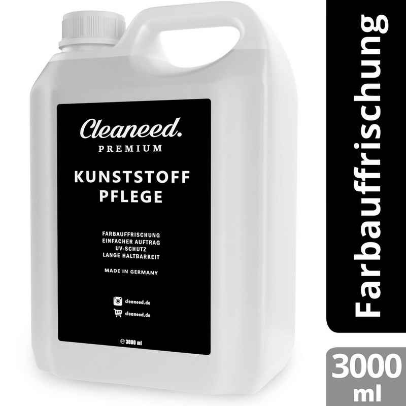 Cleaneed Premium Kunststoffpflege Kunststoffpflegemittel (Matt, – Made in Germany), Farbauffrischung, UV-Schutz, Lange Haltbarkeit, Einfacher Auftrag