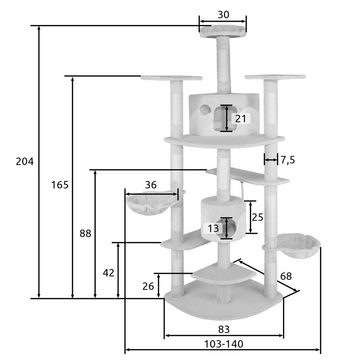 tectake Kratzbaum Nelly