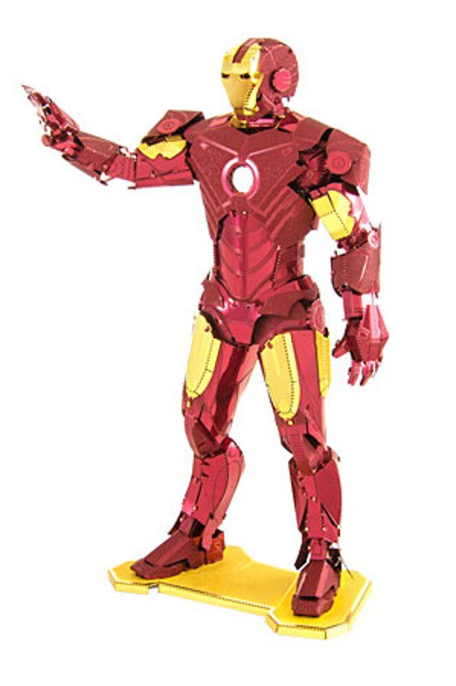 Invento Puzzle Marvel Avengers Metal Earth, Iron Man - 3D Metall Puzzle, Puzzleteile